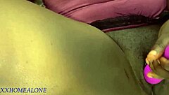 amateaur homemade threesome mmf fuck horny black girlfriend bent over in bedroom