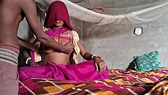 i feel so intense as desi wife in pink sharee gets hard anal sex and full chudai action