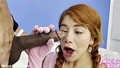 Huge Bbc Destroys Marina Golds Ass In A Role Play