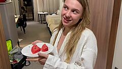 Delivery Guy Fucks Me Hard And Cums Inside My Pussy