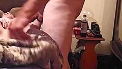 subtly exploring her juicy tight pussy and ass in missionary doggystyle