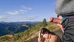 hey tourist, check out my big cock on this mountain trail, wanna ride it rough outdoors?