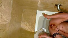 Oh man, I caught my curly latina stepsister masturbating in the bathroom with toys, makin' her tight pussy squirt all over... wait, what?