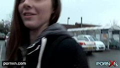 Horny Skinny Leyla Flashing In Public