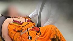 what happens when a doctor gets tempted while checking a patient in the hospital?