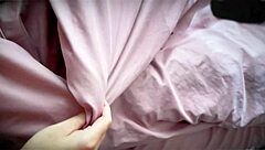 Redhead In Red Lingerie Teasing And Sucking Him Off