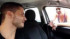 picked up this fiery redhead on the street for a wild anal adventure with deepthroat in the bathroom