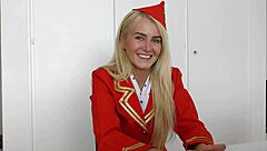 Air Hostess Aisha Takes Massive BBC Creampie Raw!
