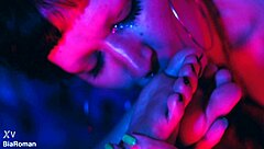 Horny Redhead And Brunette Engage In Foot Tickling Fetish With Deepthroat And Gagging