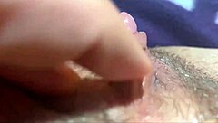 Hey, watch this huge clitoris rubbing and jerking leading to intense squirting orgasm in close up 😍