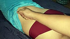 Real passionate sex with young latina in homemade creampie roleplay