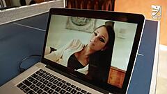 Conversational-neutral title about a Mexican girlfriend with attractive features in casual video