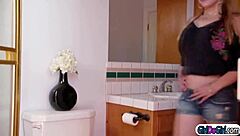 Wow, This Spoiled Brat Craves Sex with Her New Big Tits Stepmom!