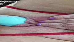 Chubby Bbw Inserts Big Toy Into Fat Pussy