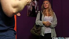 i feel humiliated as clothed babe watches loser