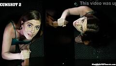 Blonde teen Alexis takes control, banging monster cock with deepthroat blowjob and pov cumshot in wild amateur gloryhole session