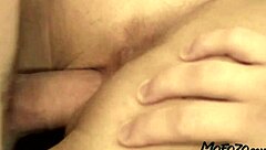 young amateur swallows cum after sloppy deepthroat blowjob