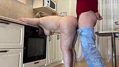 can a big ass milf in thong handle neighbor's anal?