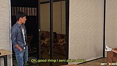 I fuck my boss's girlfriend in part 1 with licking and doggystyle until we get caught