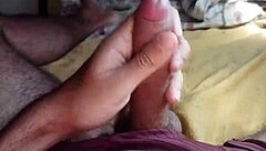 Skinny brazilian masturbates moaning huge cock orgasm