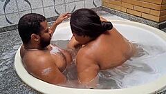 Teacher Squirts Massively Hiding Anal Fuck with Student