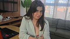 Chubby Latina teacher tempts with massive ass seduction