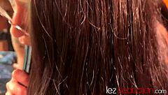 Curly Redhead Alexis Tae Strap-On Fucks Inked Giselle Amore After Scissoring