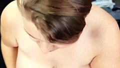 submissive kitten rides pov in part two trailer, bent over deep