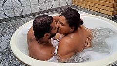 Teacher Squirts Massively Hiding Anal Fuck with Student