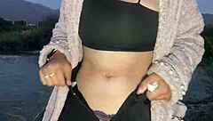 POV Car Travel Pissing Compilation in Wild Nature