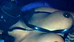 hidden ebony couple's toy drilling fantasy unfolds