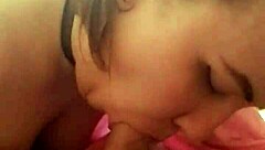 horny russian strips for little pov blowjob on huge cock!