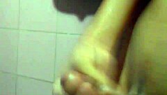 hey, watch this young guy stroking his cock solo hard