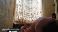 Petite College Girl Screams for Creampie Cowgirl Ride Indoors