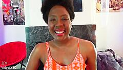 suggestive lick teases pretty babe intro