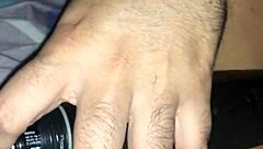 big dildo rams deep into tight latina pussy