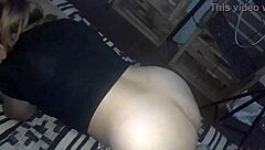 pull down leggings rub cock on tight ass