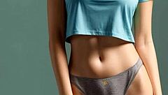 blindfolded russian models tease lingerie panties with cute feet