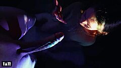 my young friend took double facial cumshot