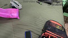 a hot milf gives delicious bj before her gym workout