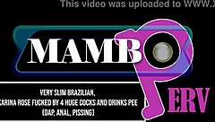 skinny brazilian karina rose gaped by huge cocks