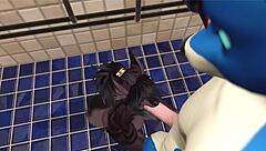 Alpha Wolf Fucks Slutty Gym Girl Hard