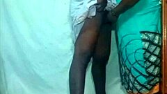 desi indian girlfriend bent over village home fuck