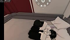 Fucking a big-ass big-tits shark slut in roblox condo