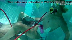 cruz makes the pool super messy