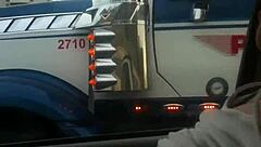 aussiefox teases truckers with her big aussie tits