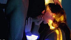 my young friend took double facial cumshot