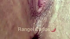Tanned Brazilian Brunette's Juicy Pierced Pussy Fingers to Gushing Orgasm Close-Up