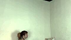 backstage, i give my friend's guy bareback anal with my big tattooed ass