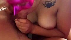 Latina masterfully sucks massive cock to perfection